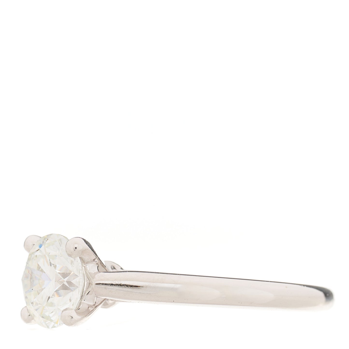 Platinum Diamond 1.20ct 1895 Solitaire Engagement Ring 50 5.25