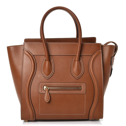 Celine Natural Calfskin Micro Luggage Tan 1 of 8
