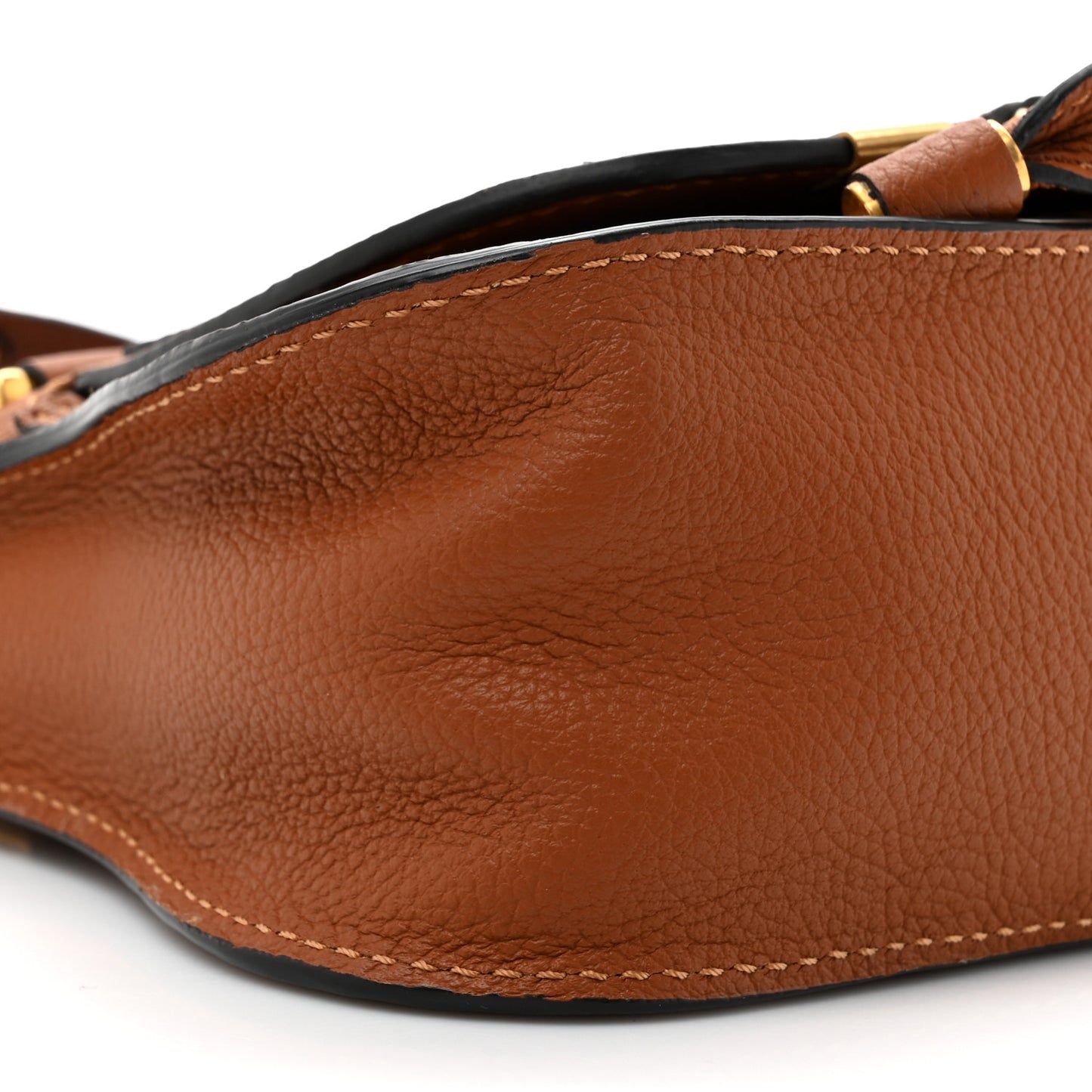Calfskin Mini Marcie Satchel Tan