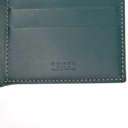 Goyard Goyardine Moliere Wallet Green 6 of 7