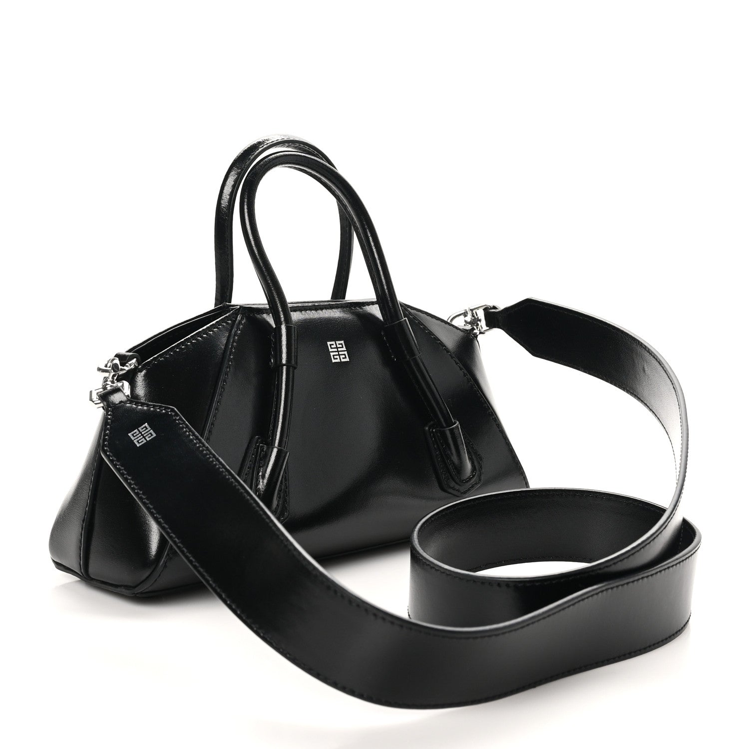 Givenchy Box Calfskin Mini Antigona Stretch Black 2 of 9