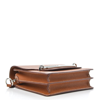 Hermes Barenia Faubourg Mini Sac Roulis Fauve 4 of 14