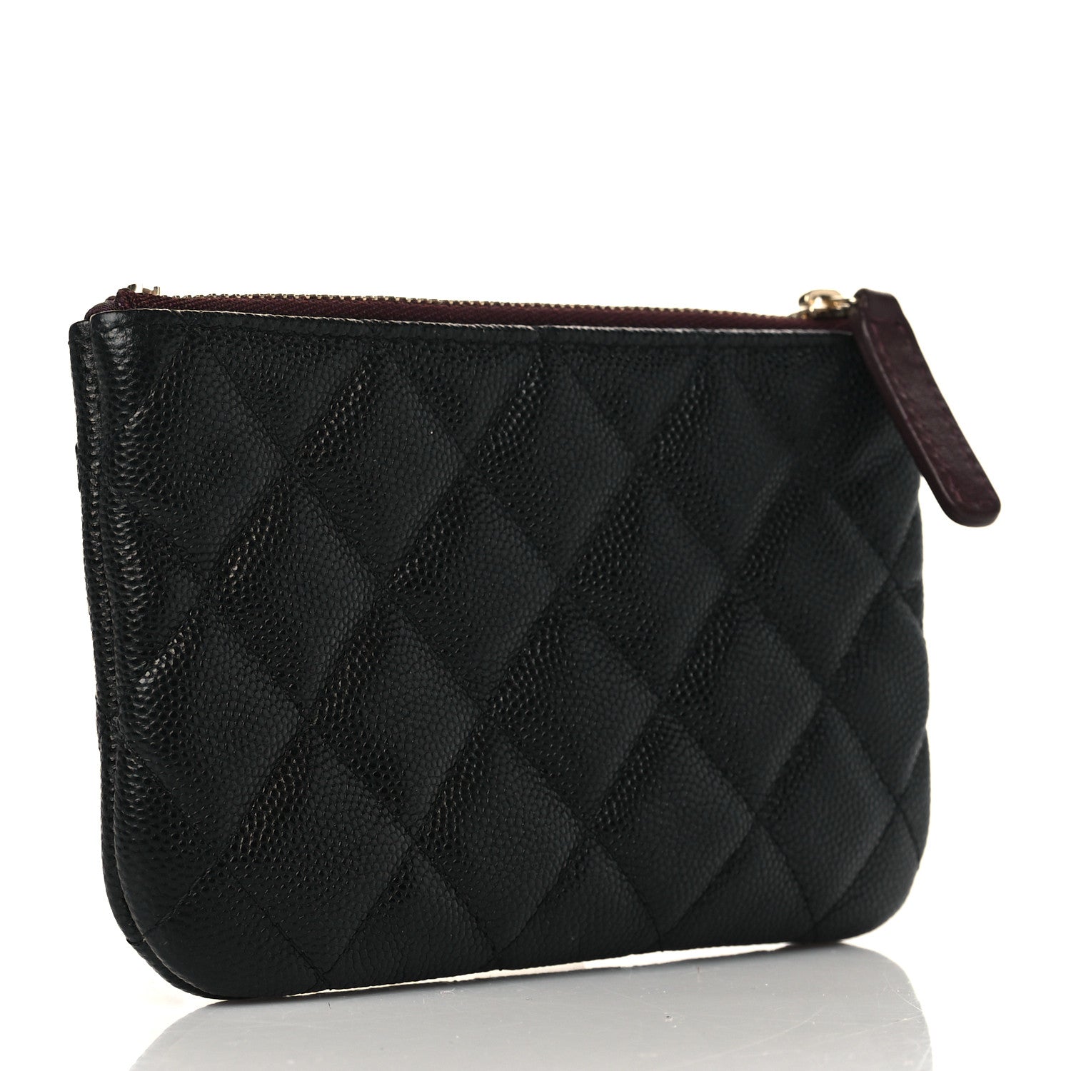 Chanel Caviar Quilted Small Cosmetic Case Black 3 of 8