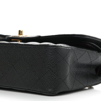 Chanel Caviar Quilted Small Double Flap Black 9 of 10
