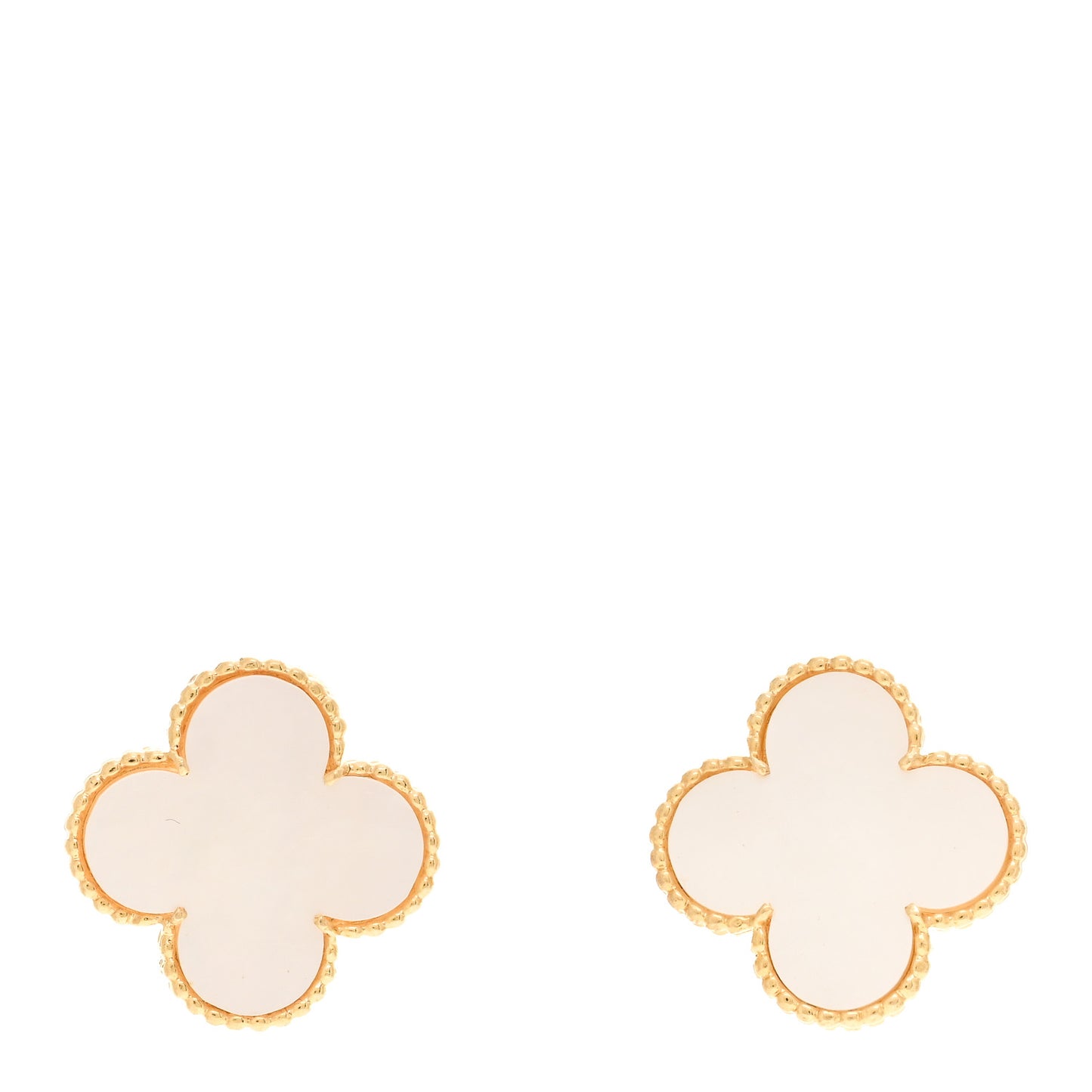 18K Yellow Gold Mother of Pearl Magic Alhambra Earrings