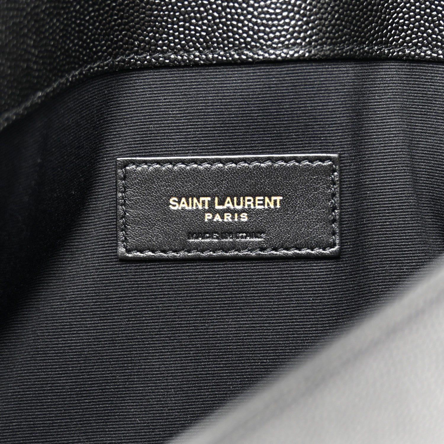 Saint Laurent Grain De Poudre Uptown Pouch Black 6 of 7