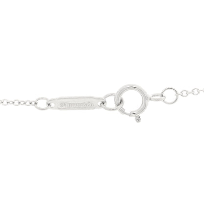 Tiffany 18K White Gold Diamond Metro Cross Pendant Necklace 4 of 4