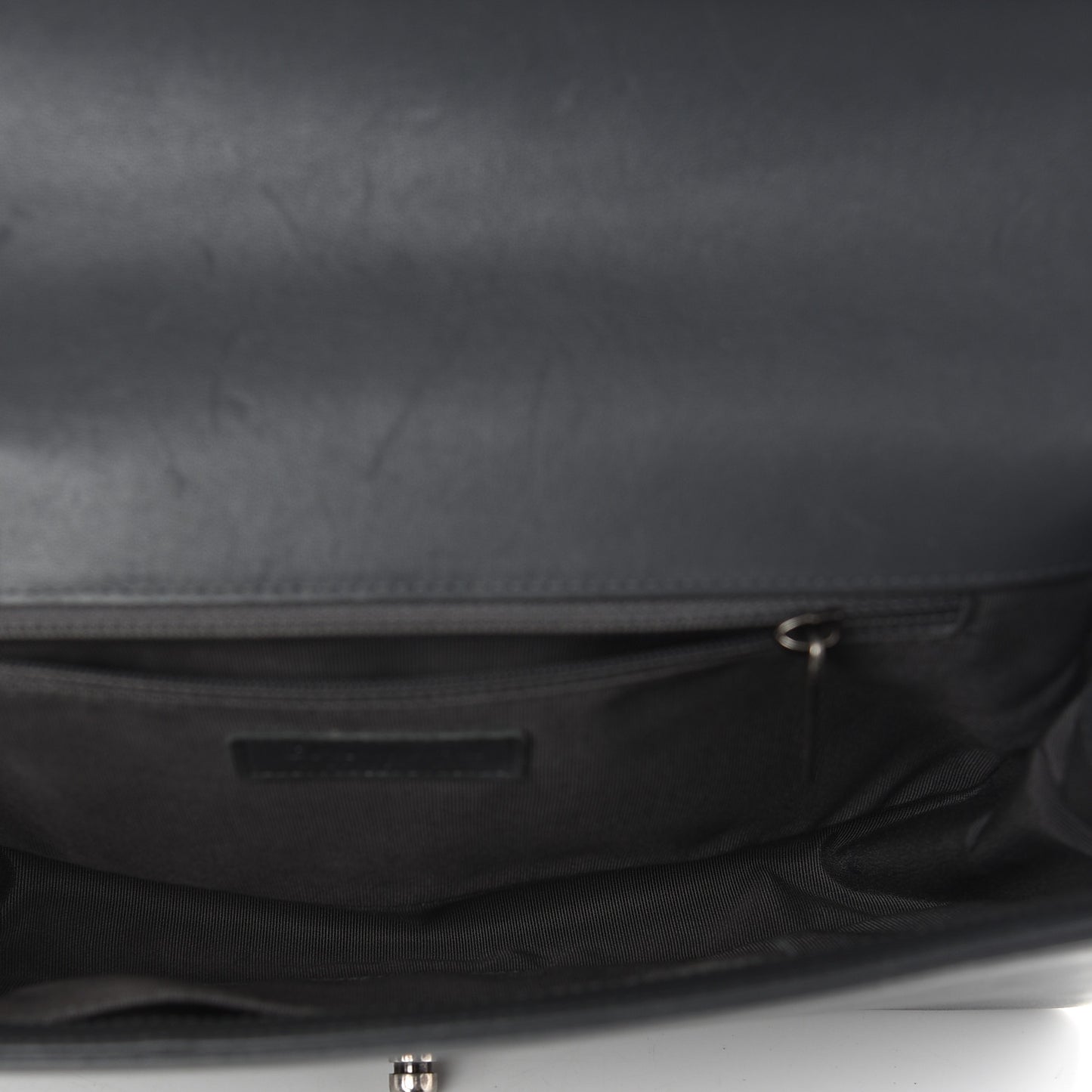 Lambskin Quilted New Medium Boy Flap Grey