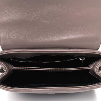 Saint Laurent Calfskin Y Quilted Monogram Toy Loulou Crossbody Bag Mink 4 of 4