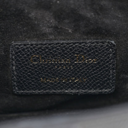 Christian Dior Grained Calfskin Mini Saddle Bag Black 6 of 10