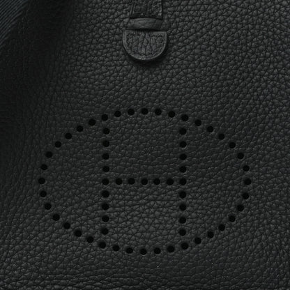 Hermes Taurillon Clemence Evelyne TPM Black 8 of 11