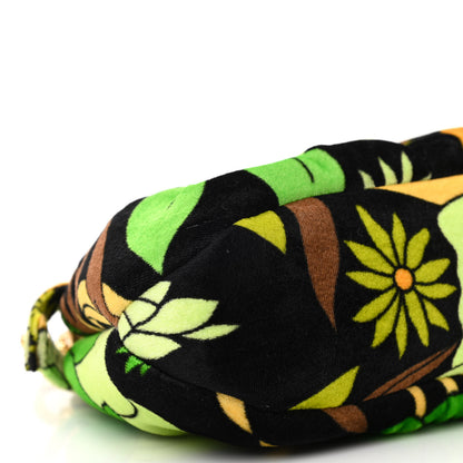 Fendi Velvet Dream Garden Small Peekaboo Click Bag Verde Multicolor Black 9 of 10