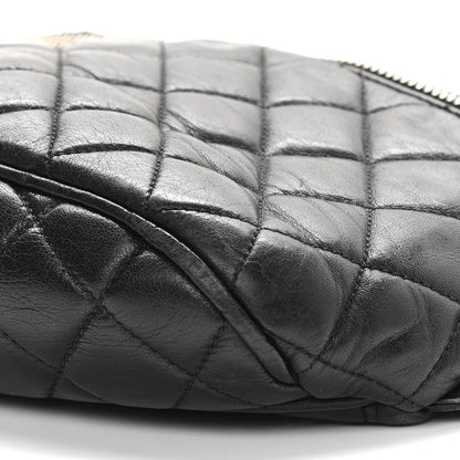 Chanel Lambskin Quilted Waist Belt Bag Black 8 of 9