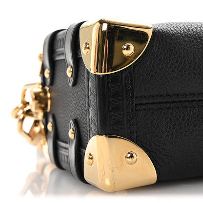 Louis Vuitton Grained Calfskin Side Trunk PM Black 8 of 9