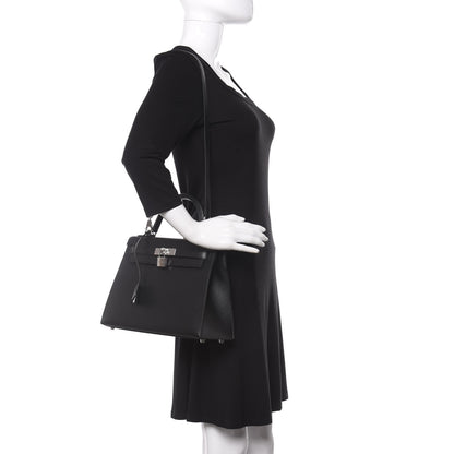 Hermes Epsom Kelly Sellier 28 Black 2 of 10