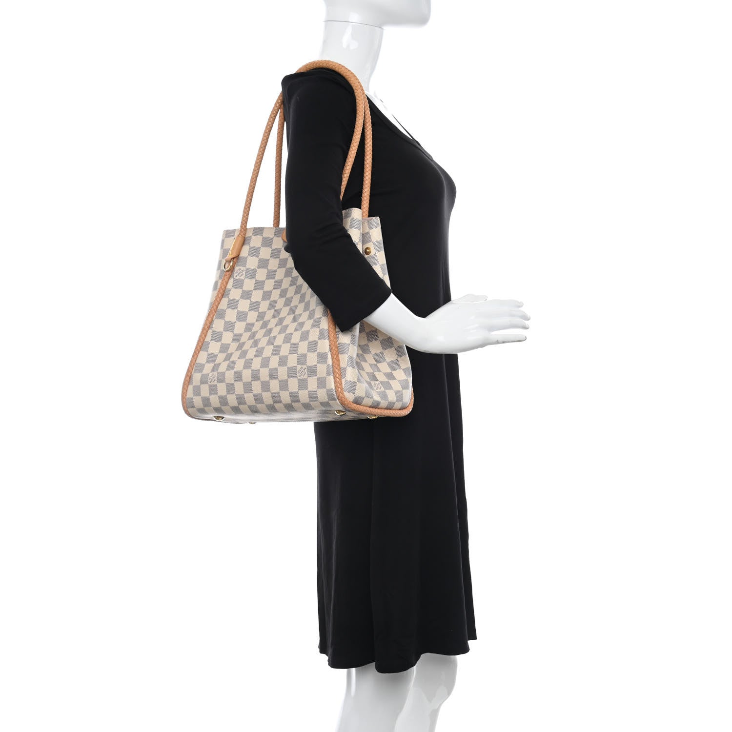 Louis Vuitton Damier Azur Propriano Rose Ballerine 2 of 10