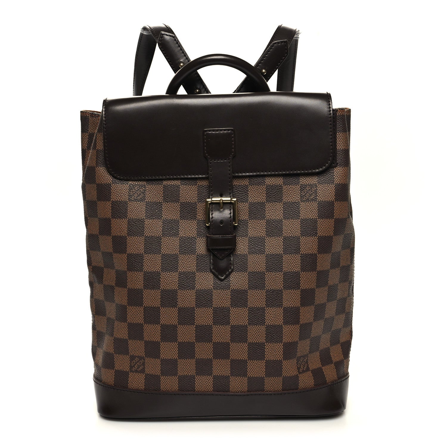 Louis Vuitton Damier Ebene Soho Backpack 1 of 9