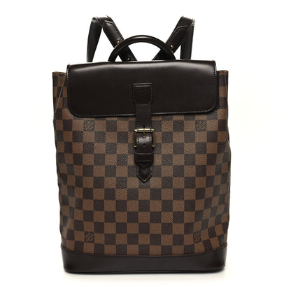 Louis Vuitton Damier Ebene Soho Backpack 1 of 9