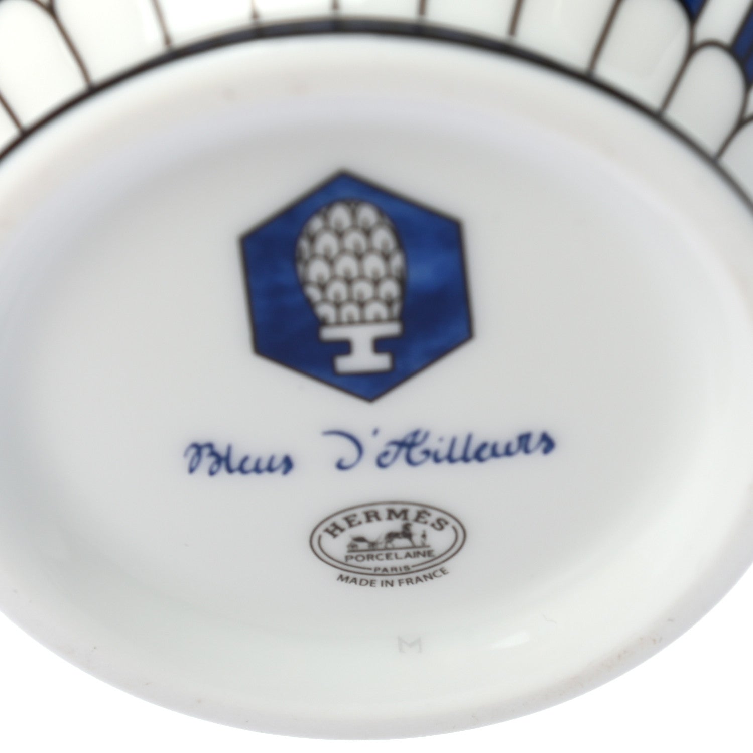 Hermes Porcelain Bleus d'Ailleurs Sugar Bowl 6 of 8