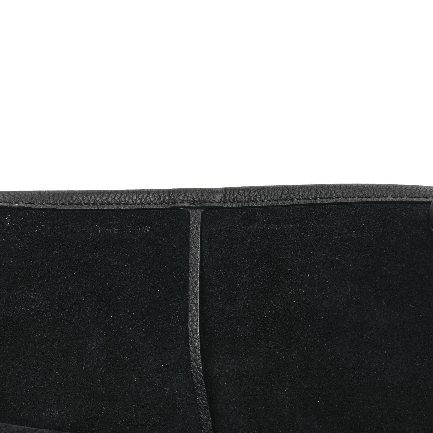 Grained Calfskin Park Tote Three Black