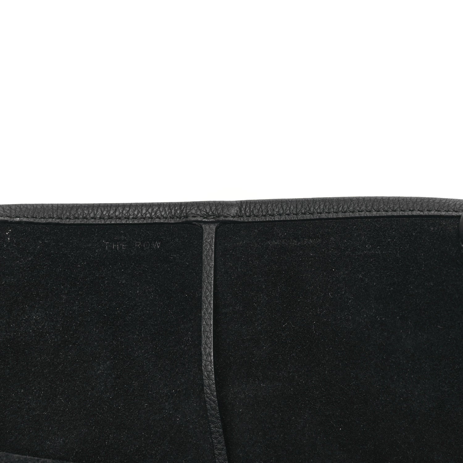The Row Grained Calfskin Park Tote Three Black 7 of 11
