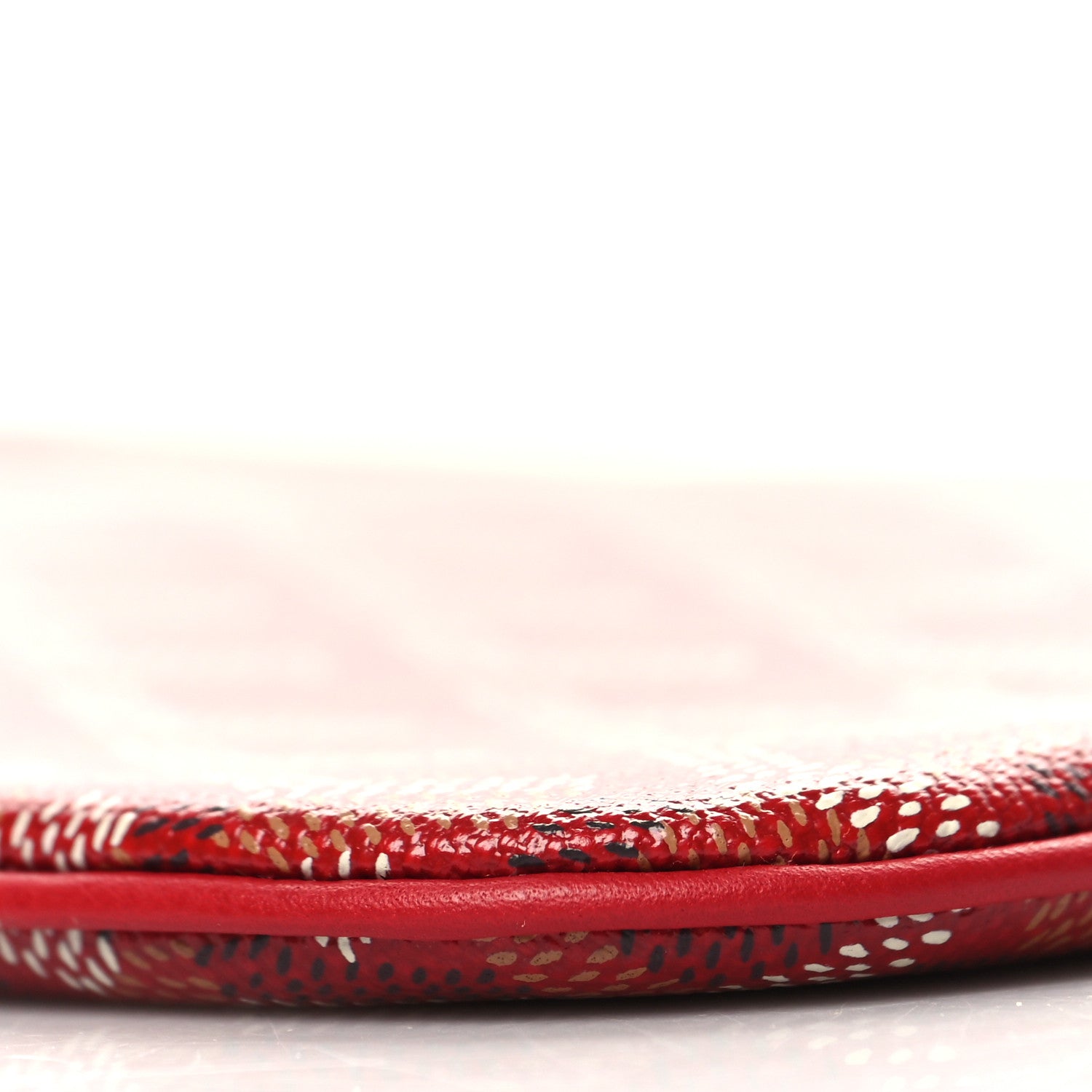 Goyard Goyardine Senat Pochette MM Red 9 of 10