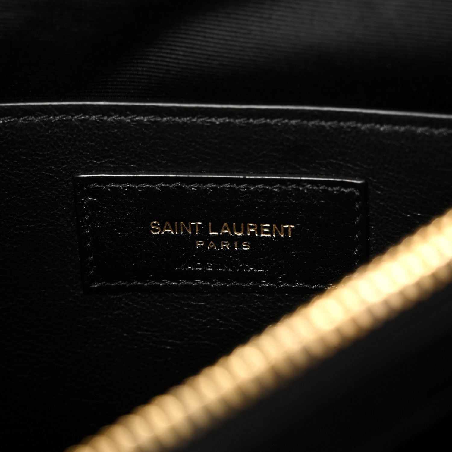 Saint Laurent Sheepskin Matelasse Chevron Monogram Large College Satchel Black 6 of 10