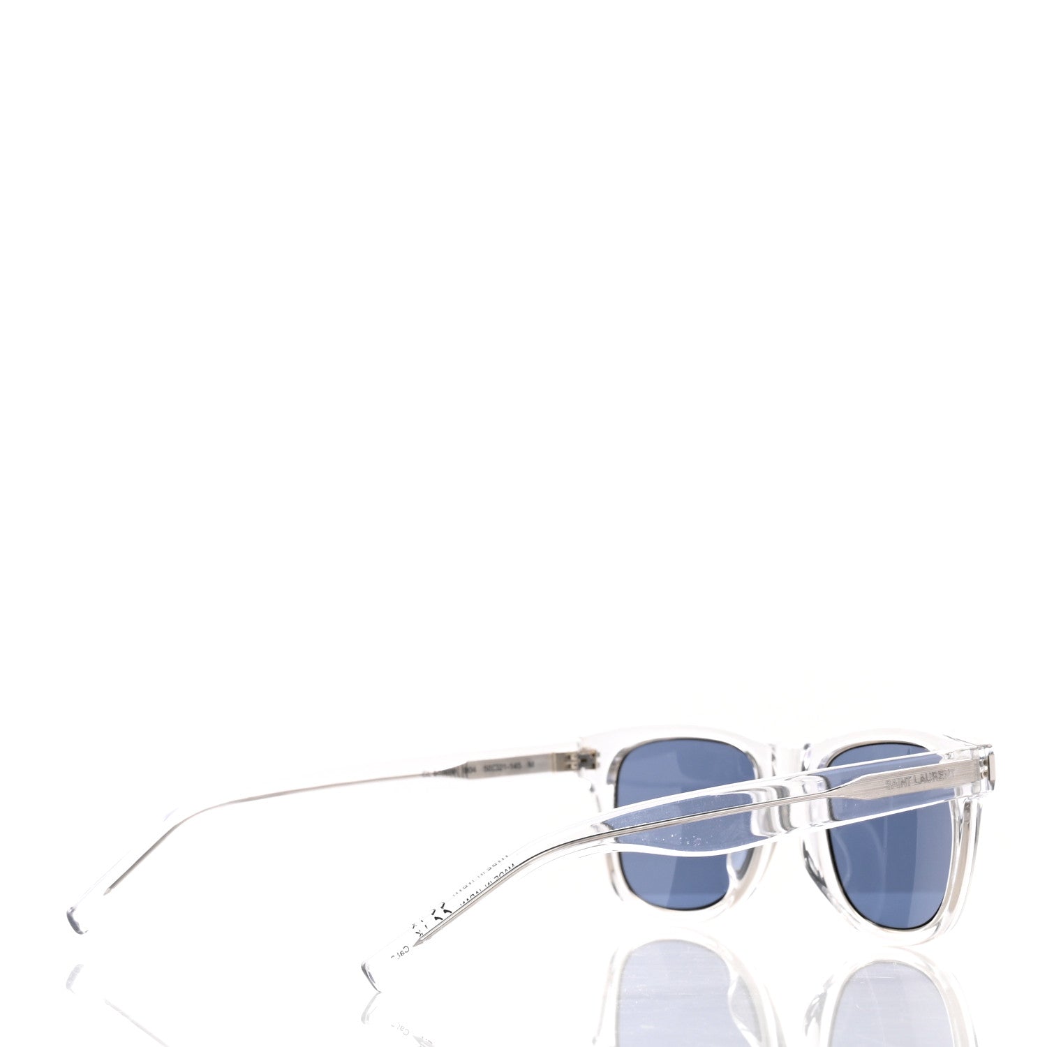 Saint Laurent Acetate Square Sunglasses SL 51 RIM Transparent 4 of 6