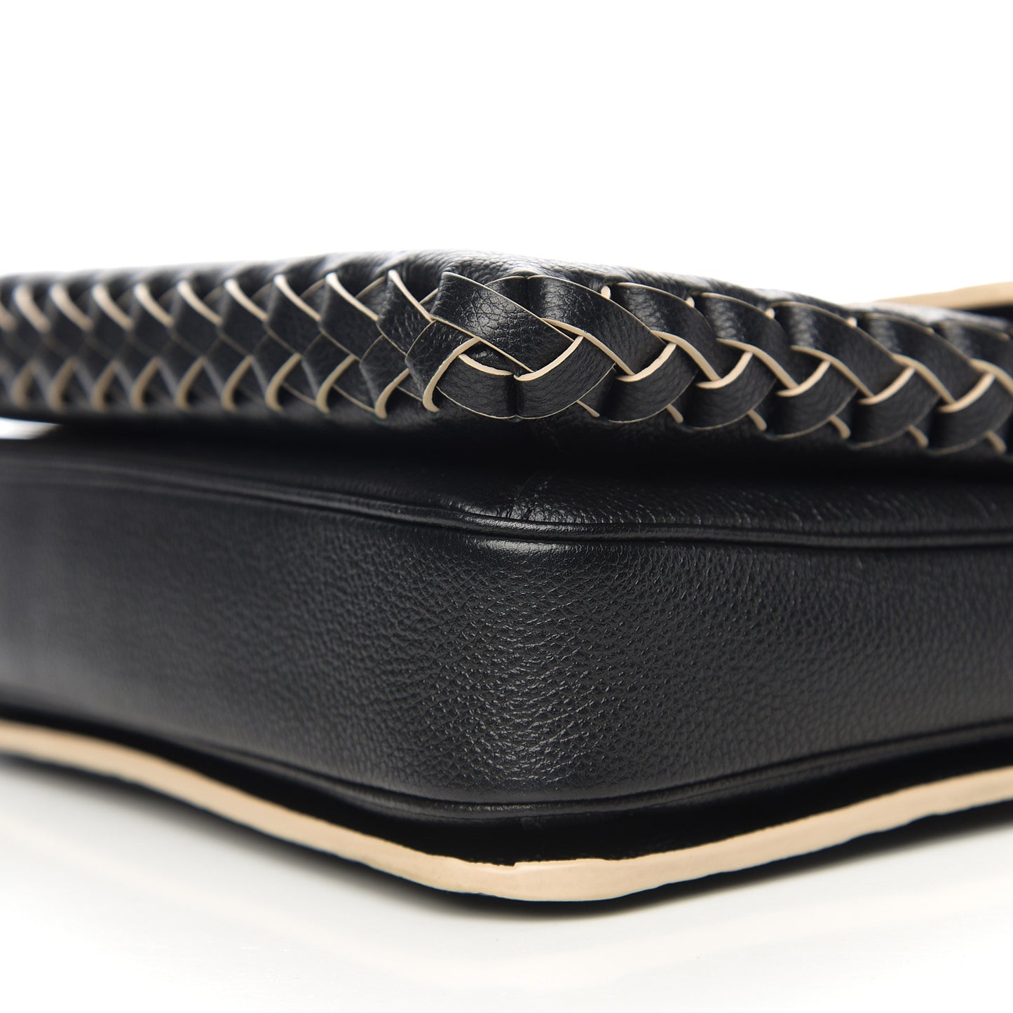 Empreinte Braided Pochette Metis Black