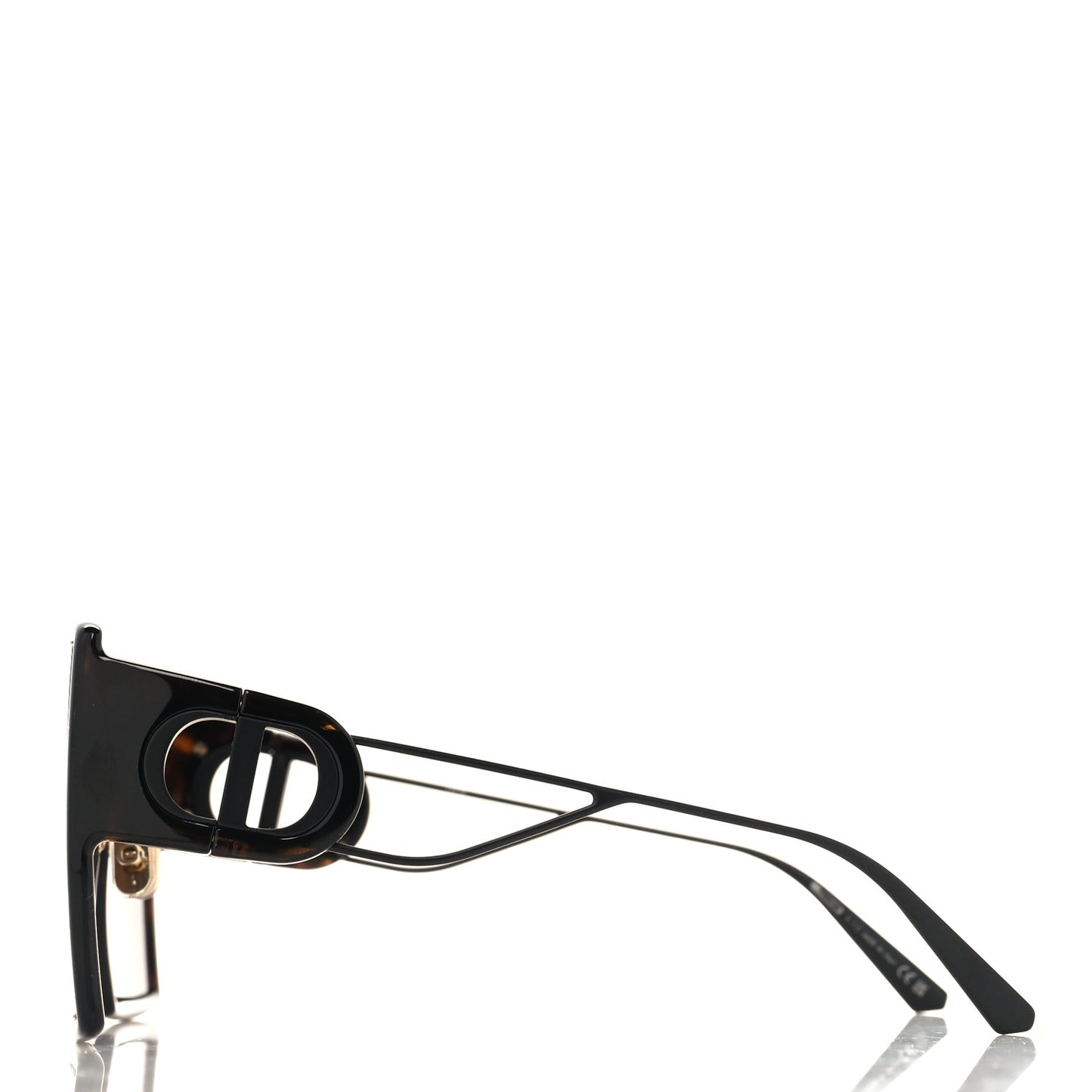 CHRISTIAN DIOR Square 30 Montaigne Sunglasses Tortoise