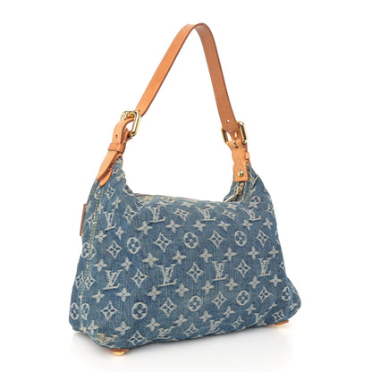 Louis Vuitton Monogram Denim Baggy PM Blue 3 of 10