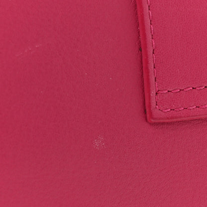 Saint Laurent Calfskin Classic Y Ligne Wallet Fuchsia 10 of 10