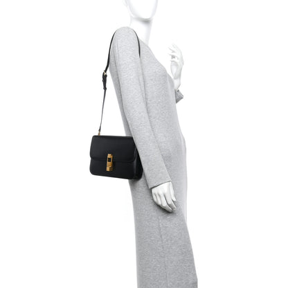 Saint Laurent Smooth Calfskin Carre Satchel Black 2 of 11