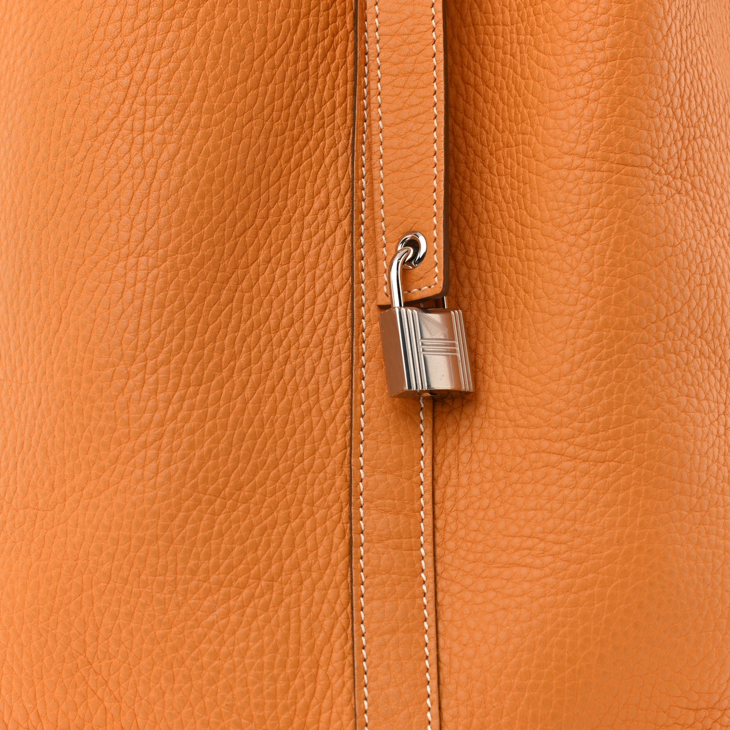 Taurillon Clemence Picotin Lock 26 GM Jaune D'Or
