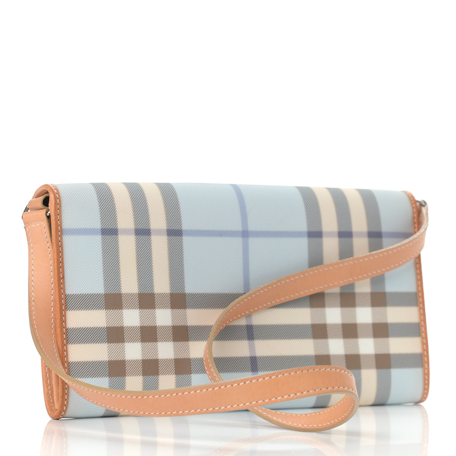 Burberry House Check Shoulder Bag Blue 3 of 10
