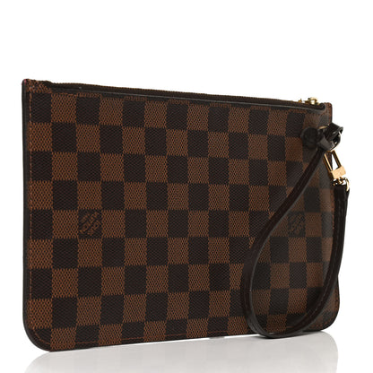 Louis Vuitton Damier Ebene Neverfull MM GM Pochette 3 of 12