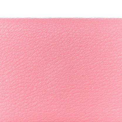 Hermes Chevre Chandra Verso Calvi Card Case Rose Confetti Brique 7 of 10