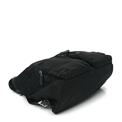 Prada Tessuto Nylon Saffiano Vela Backpack Black 4 of 14