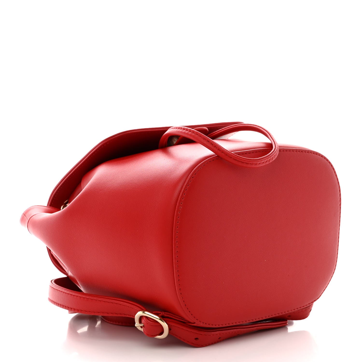 Chanel Lambskin CC Mania Backpack Red 4 of 10