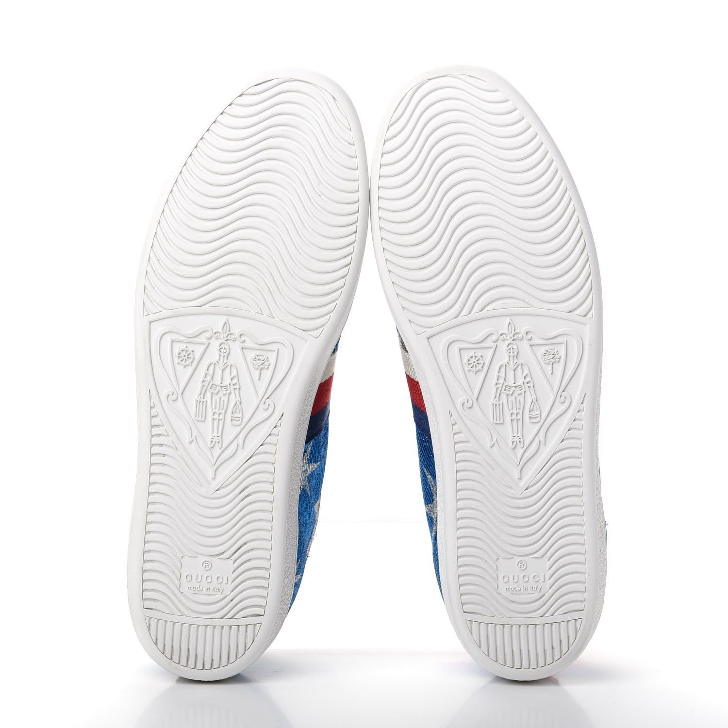 Gucci Lurex Starry Sky Sylvie Web New Ace Sneakers 40.5 Bluette Silver 6 of 11