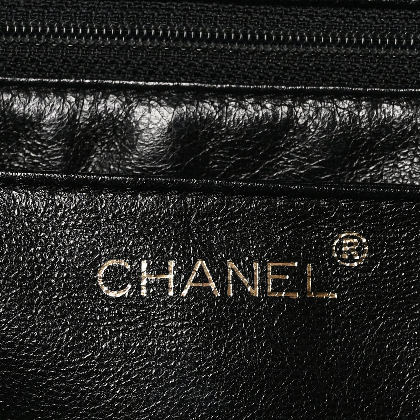Caviar Quilted Jumbo Kelly Flap Black