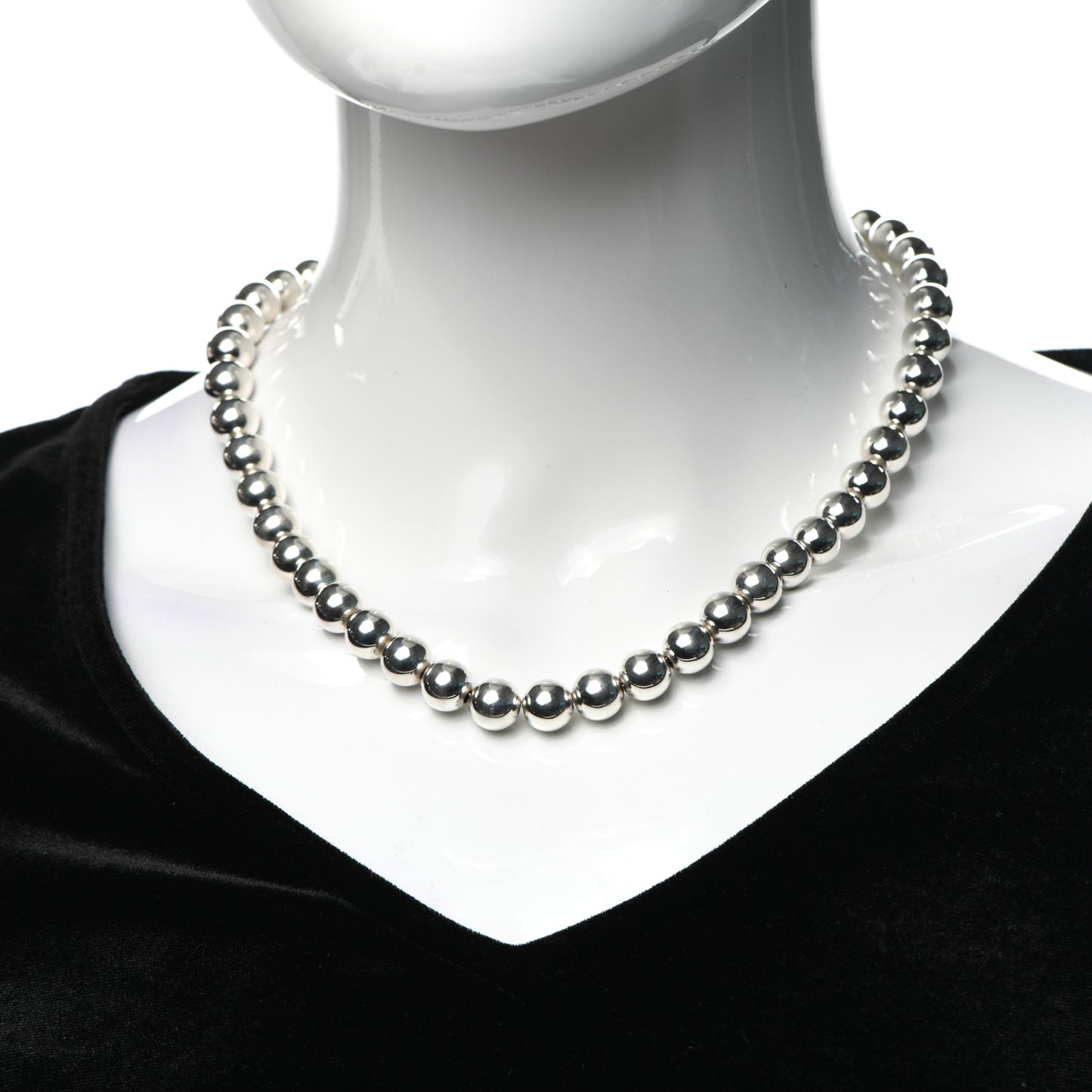 Sterling Silver 10mm HardWear Ball Necklace