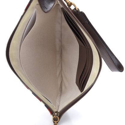 Gucci GG Supreme Monogram Courrier Documents Holder Beige New Acero 5 of 12