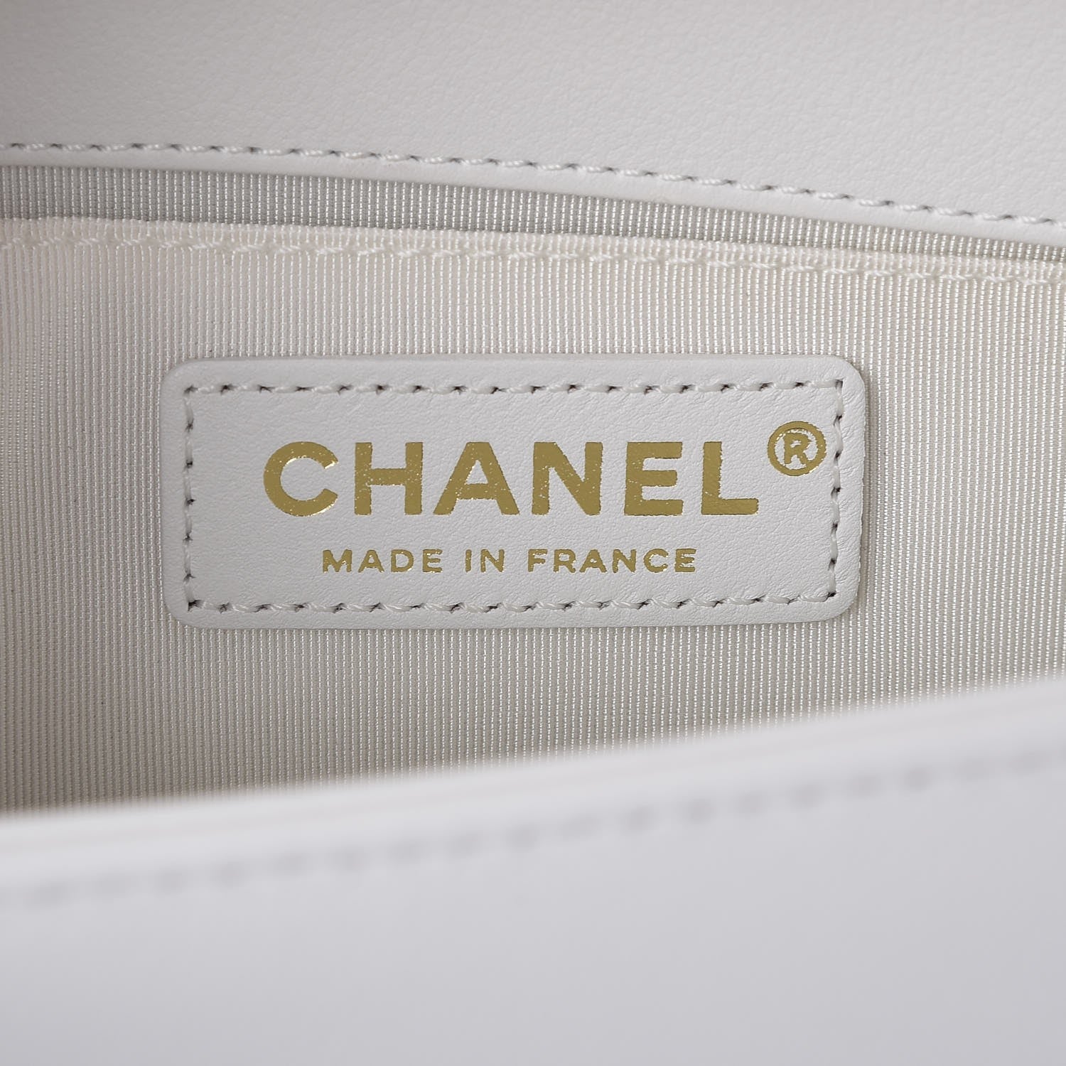 Chanel Lambskin Quilted Small Boy Flap White 6 of 7