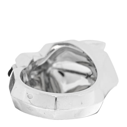 Cartier 18K White Gold Tsavorite Onyx Panthère De Cartier Ring 56 7.5 3 of 5