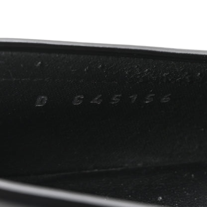 Chanel Calfskin Metal CC Loafers 36.5 Black 9 of 10