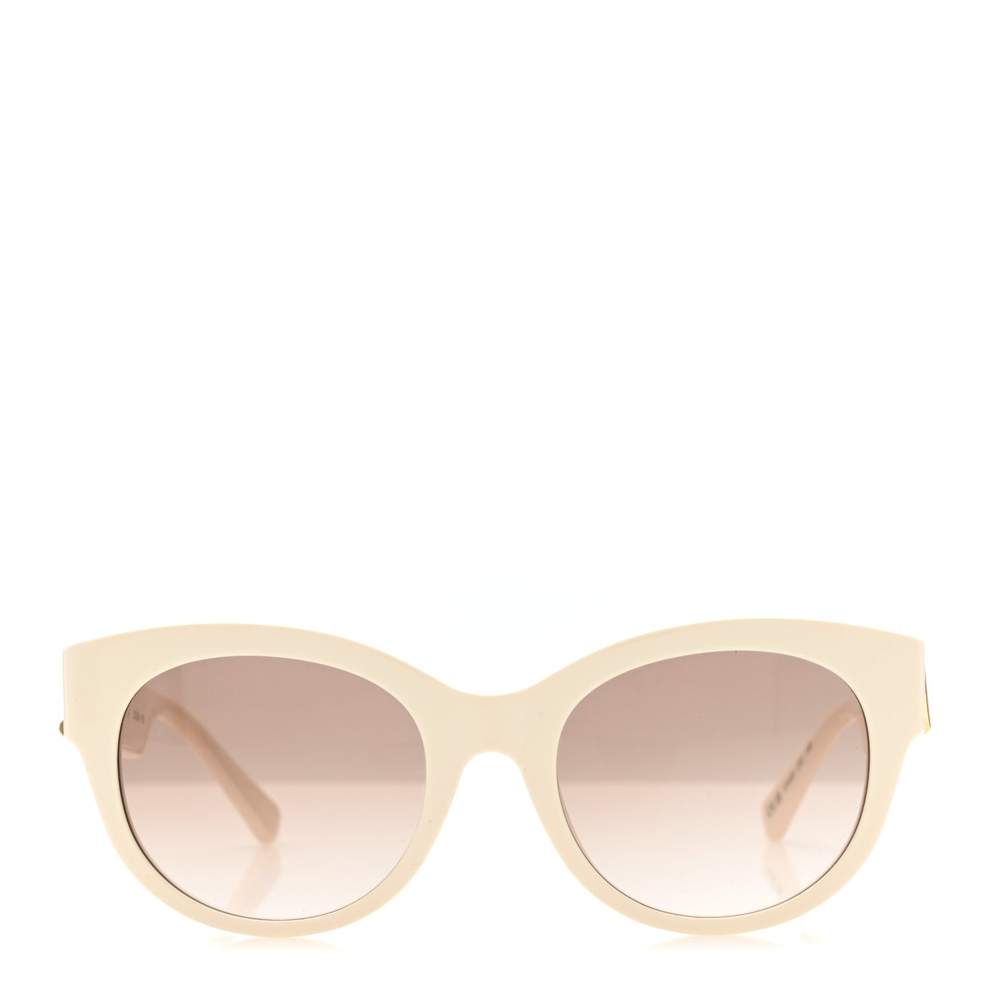 Acetate Round Sunglasses Z2426W Ivory