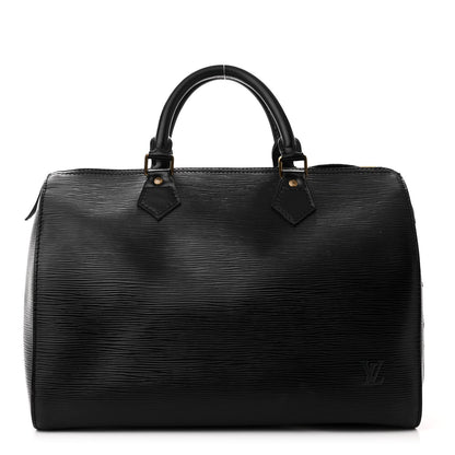 Louis Vuitton Epi Speedy 30 Black 1 of 13
