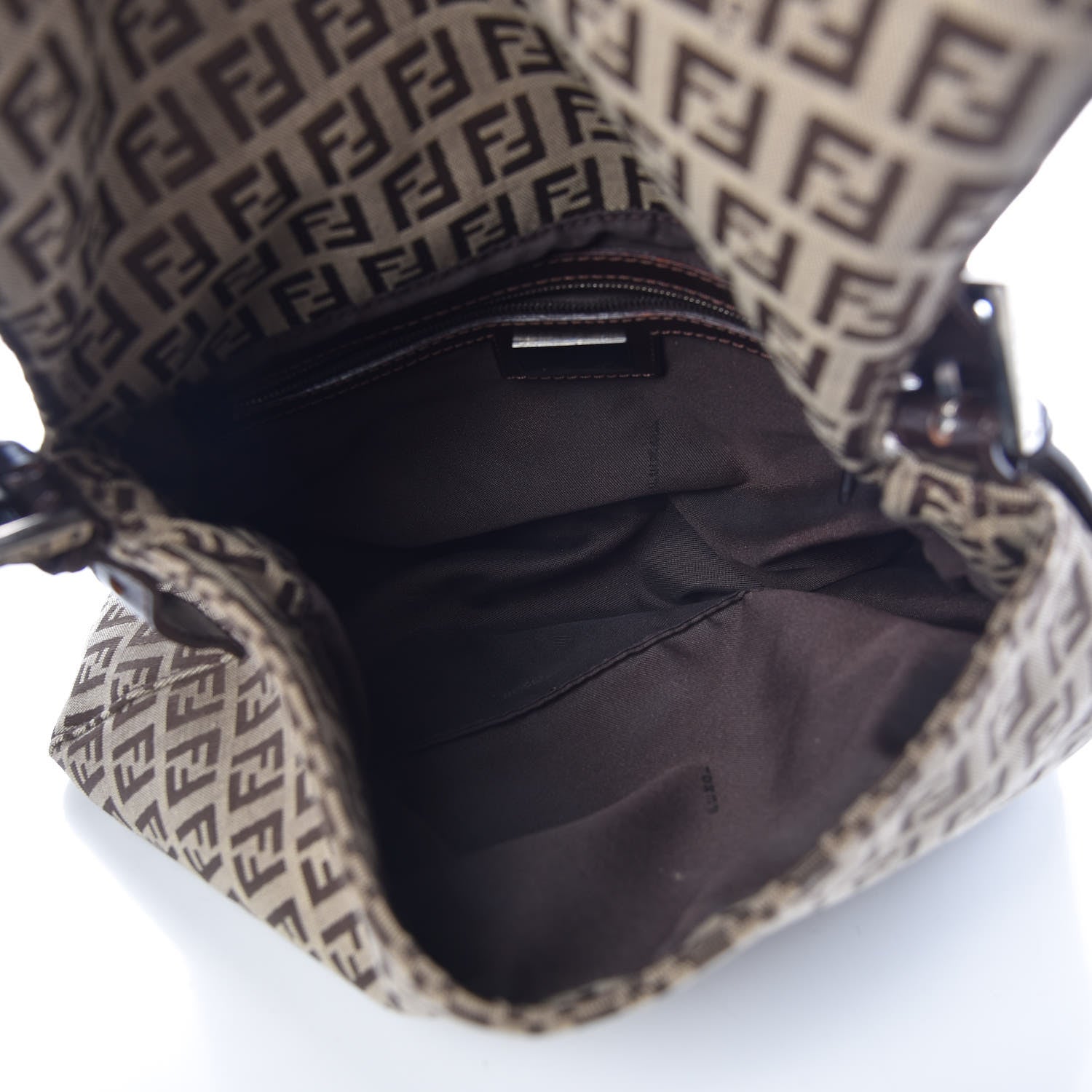 Fendi Zucchino Mama Baguette Dark Brown 5 of 7