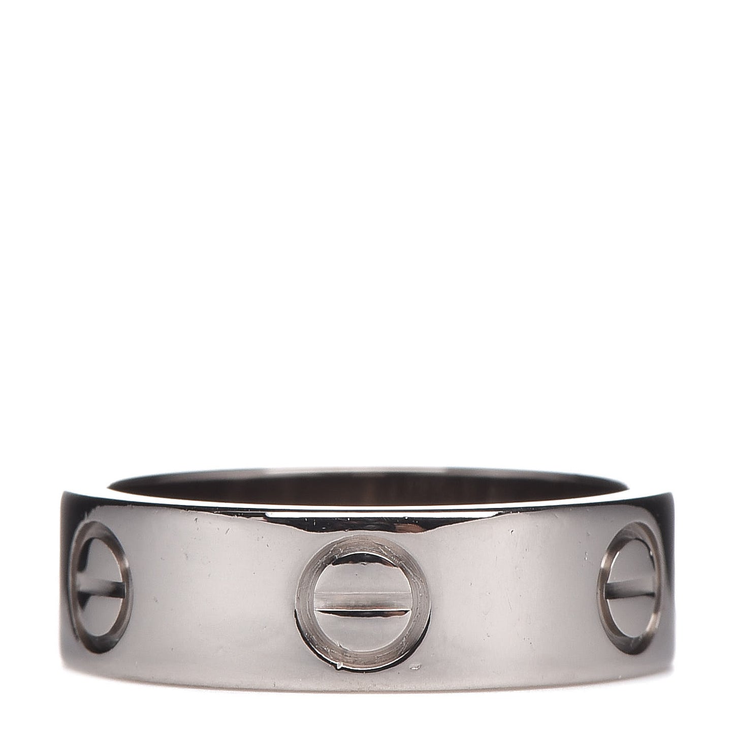 18K White Gold 5.5mm LOVE Ring 50 5.25